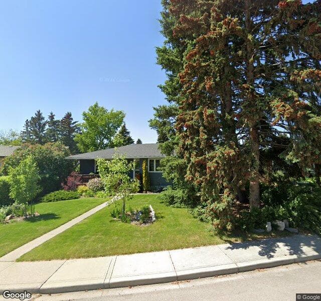 Street view of 1636 Chester Place NW, Calgary