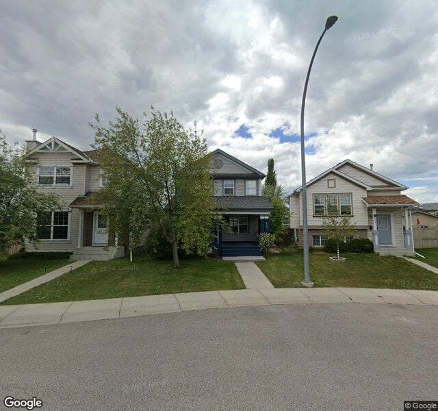 Street view of 127 Covepark Place NE, Calgary
