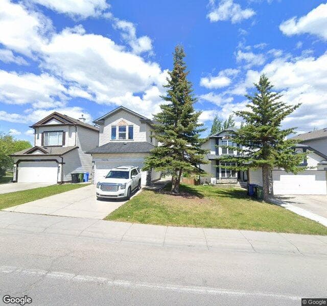 Street view of 11214 Hidden Valley Drive NW, Calgary