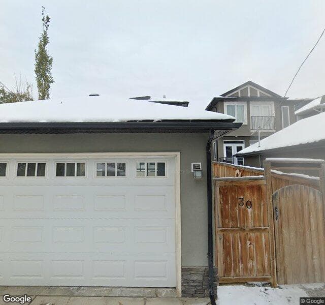Street view of 30 Hunter Street NW, Calgary