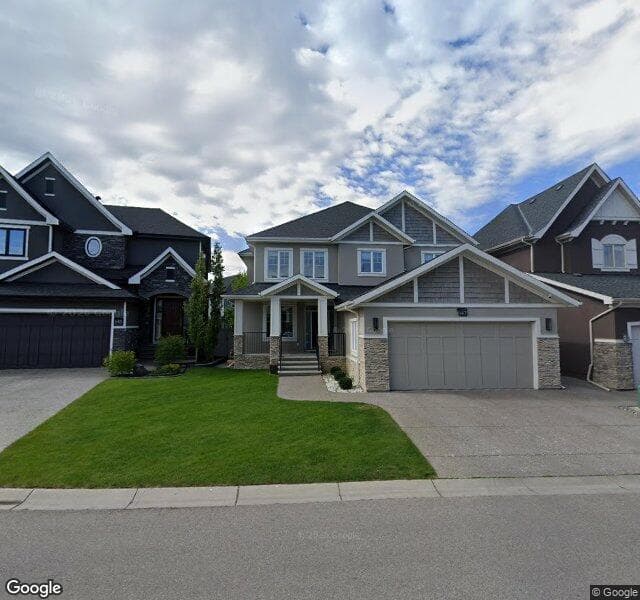 Street view of 147 W Grove Rise SW, Calgary