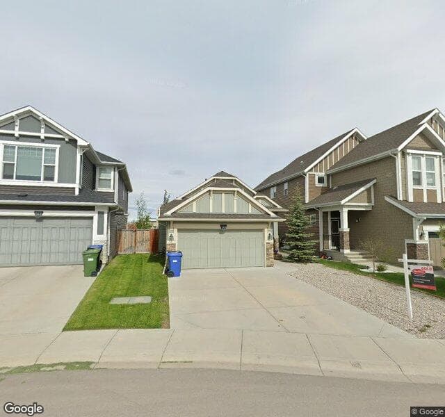 Street view of 140 Auburn Meadows Crescent SE, Calgary