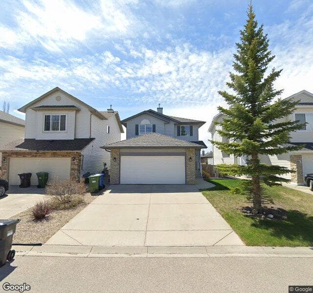 Street view of 124 Tuscany Meadows Place NW, Calgary