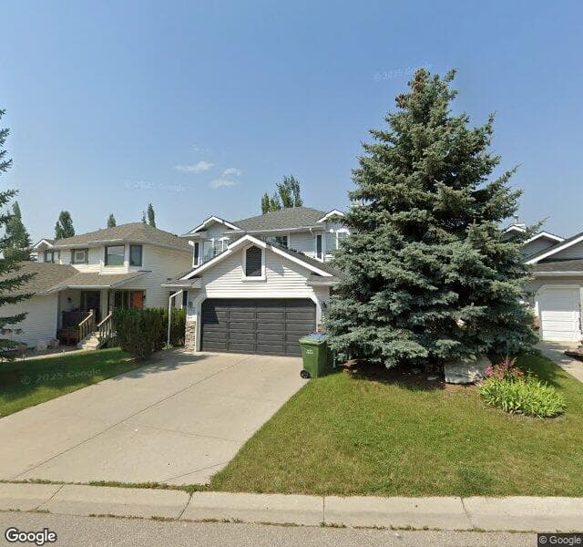 Street view of 20 Valley Meadow Close NW, Calgary