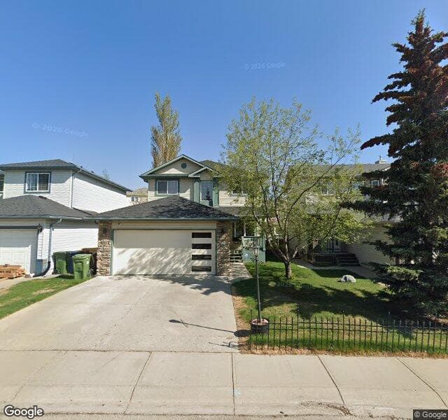 Street view of 182 Harvest Creek Close NE, Calgary