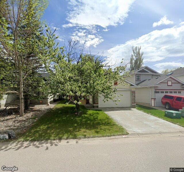 Street view of 121 Chaparral Road SE, Calgary