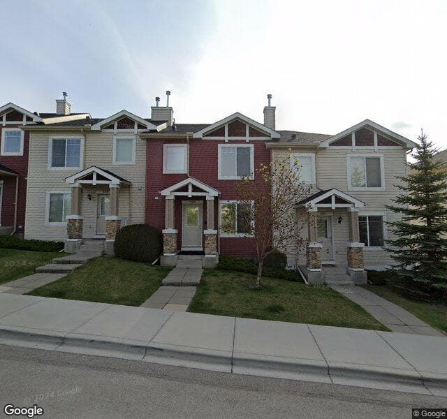Street view of 110 Panamount Drive NW, Calgary