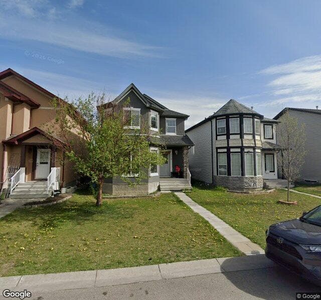 Street view of 338 Taravista Street NE, Calgary