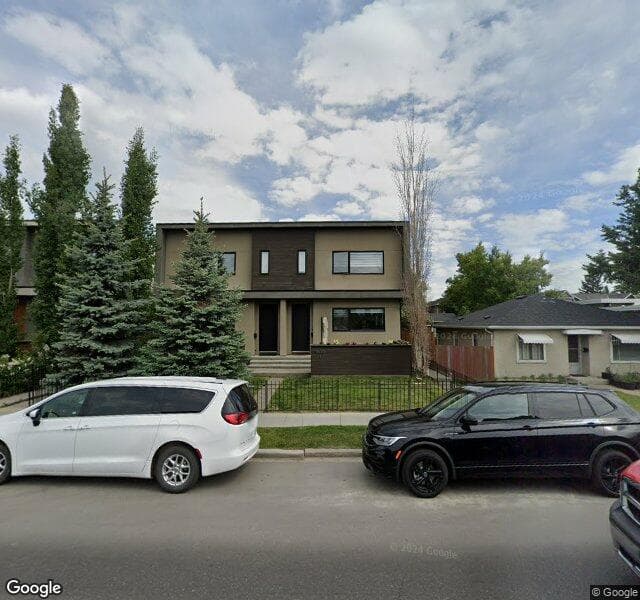 Street view of 2-1806 Kensington Road NW, Calgary