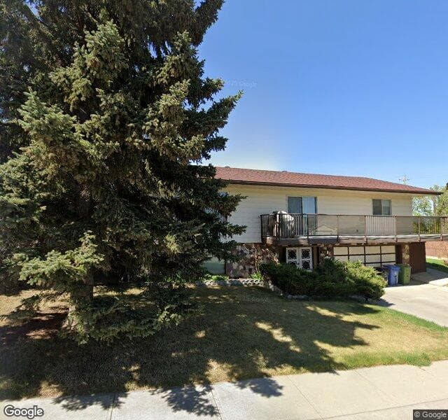 Street view of 1208 Hunterquay Hill NW, Calgary
