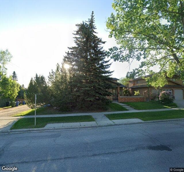 Street view of 3236 Palliser Drive SW, Calgary