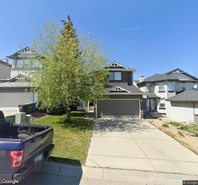 Street view of 262 Panamount Close NW, Calgary