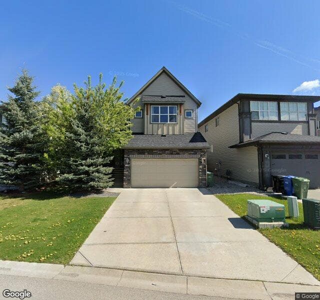 Street view of 332 Walden Square SE, Calgary