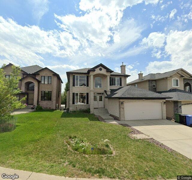 Street view of 143 Sienna Park Heath SW, Calgary