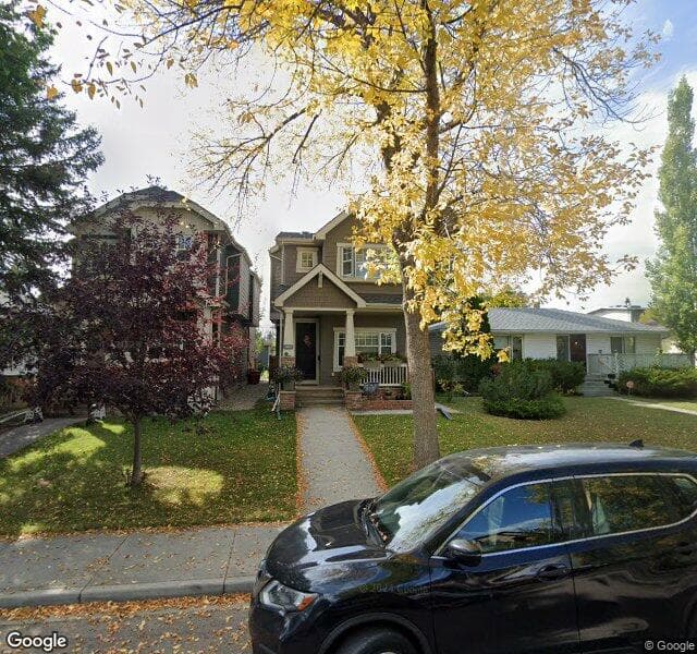 Street view of 2807 18 Street NW, Calgary