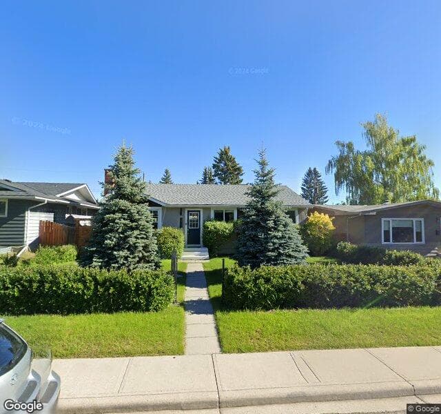 Street view of 1412 108 Avenue SW, Calgary