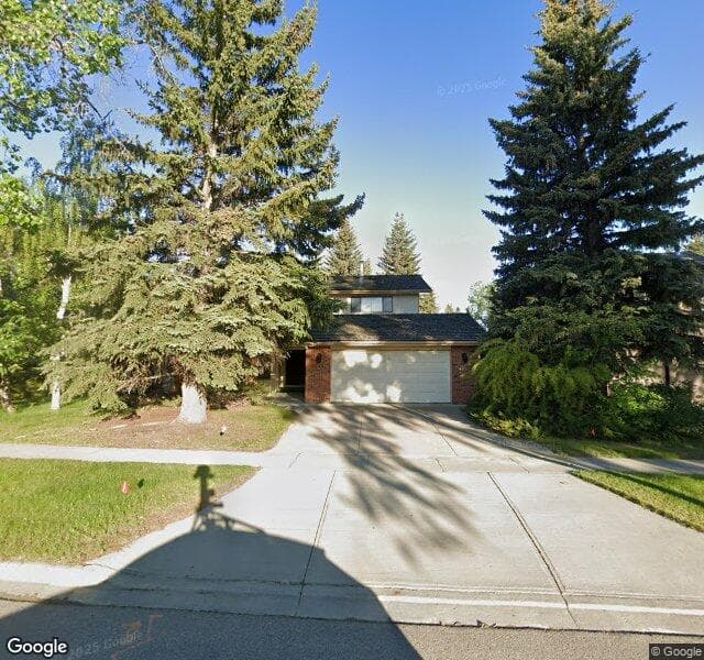 Street view of 3327 Palliser Drive SW, Calgary