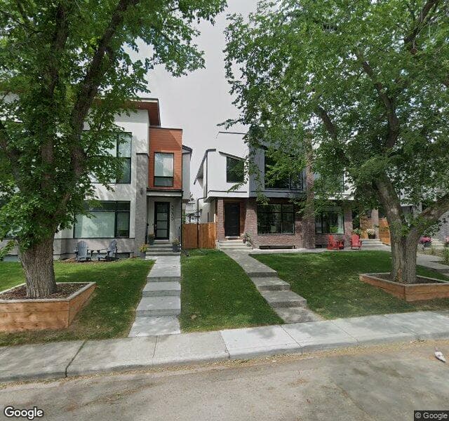 Street view of 3331 42 Street SW, Calgary