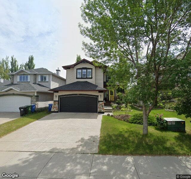 Street view of 397 Chaparral Drive SE, Calgary