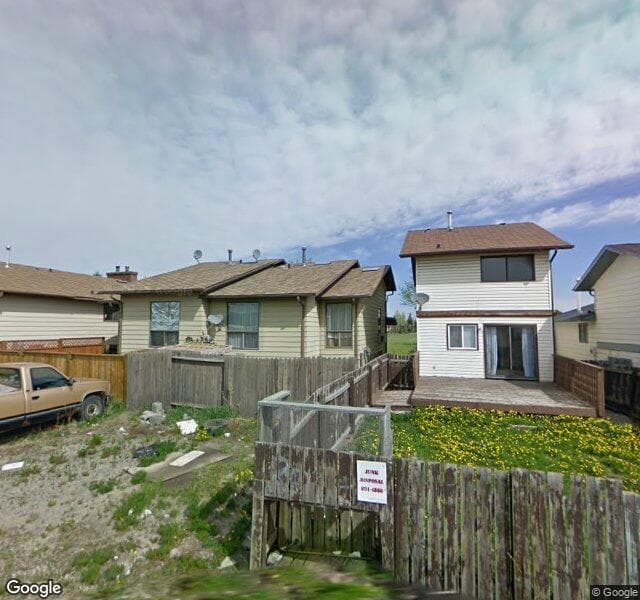 Street view of 33 Templemont Road NE, Calgary