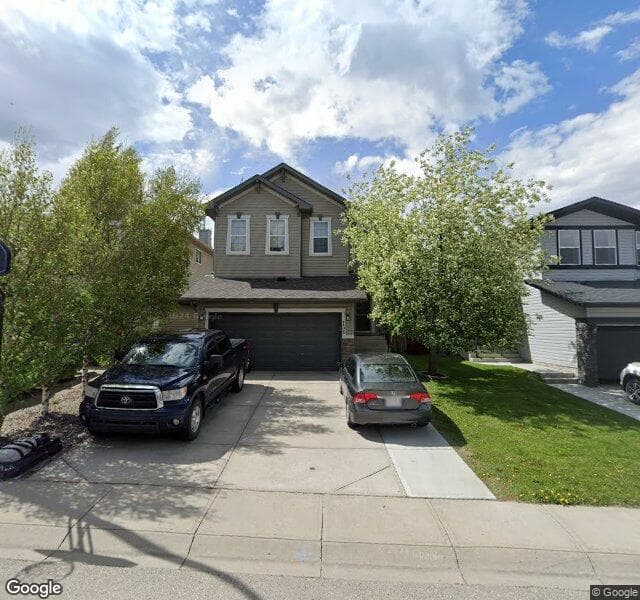 Street view of 156 Chapman Close SE, Calgary