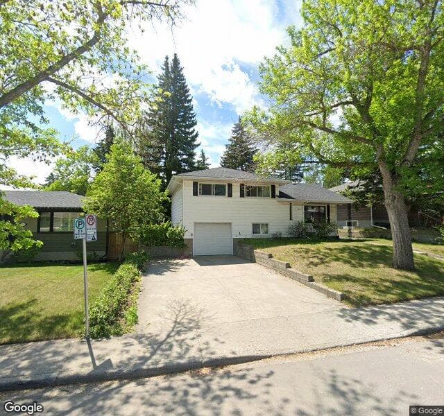Street view of 3427 Exshaw Road NW, Calgary