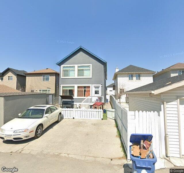 Street view of 256 Saddlecrest Boulevard NE, Calgary