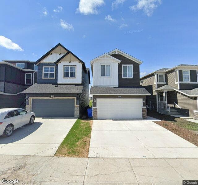 Street view of 336 Belmont Park SW, Calgary