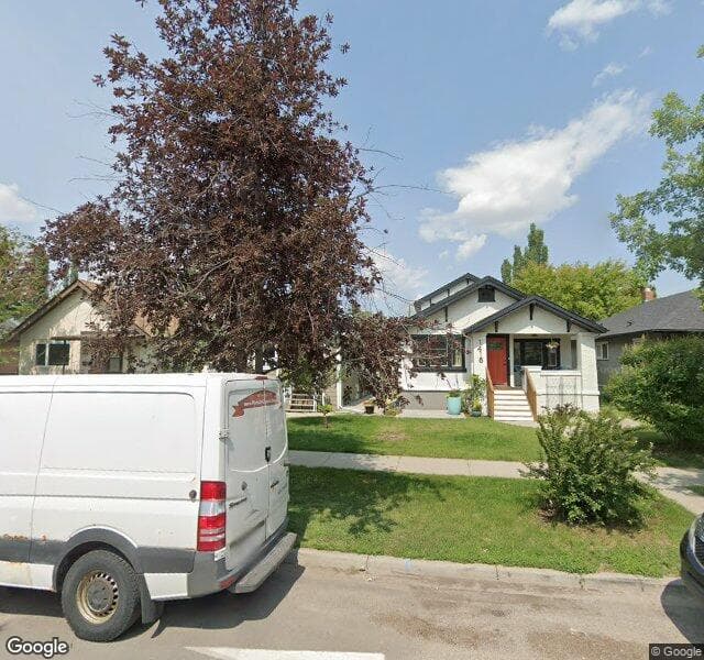 Street view of 1416 8 Avenue SE, Calgary
