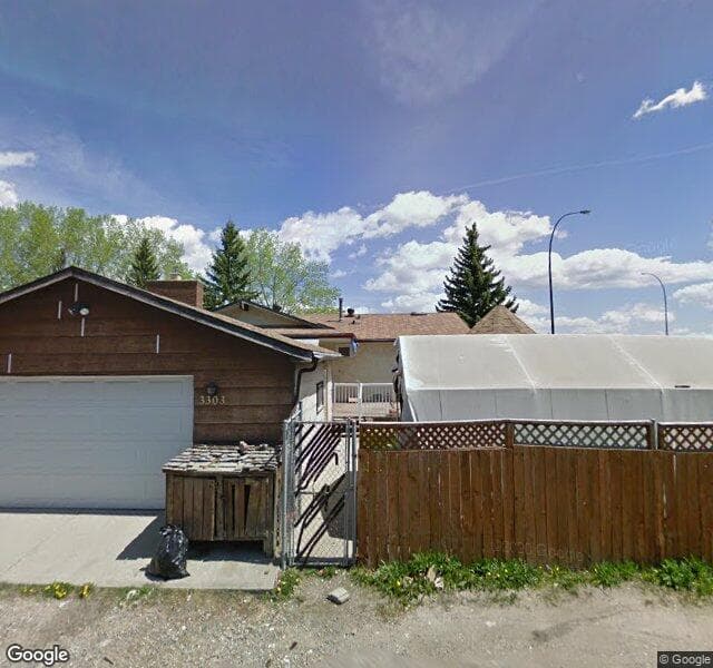 Street view of 3303 60 Street NE, Calgary