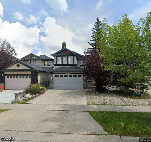 Street view of 258 Everstone Drive SW, Calgary