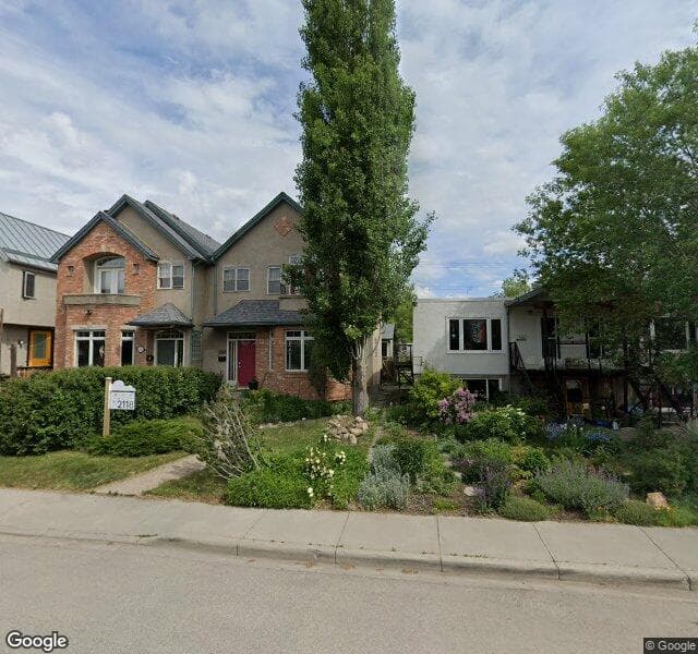 Street view of 2118 Broadview Road NW, Calgary
