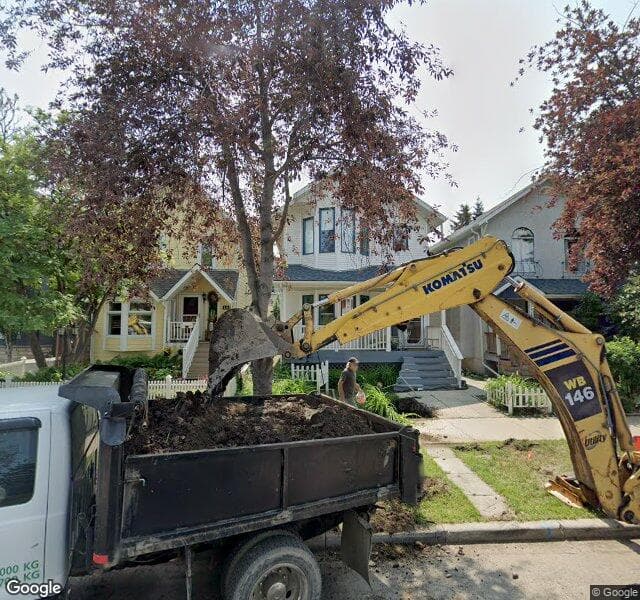 Street view of 1411B 8 Avenue SE, Calgary