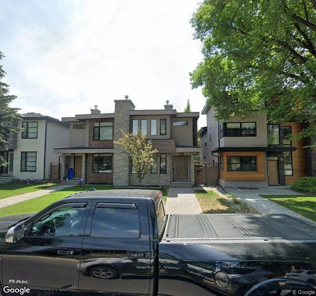 Street view of 2921 7 Avenue NW, Calgary