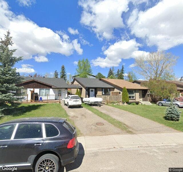 Street view of 1040 Ranchview Road NW, Calgary