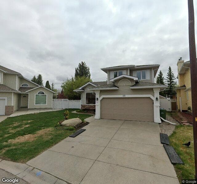 Street view of 25 Shawnee View SW, Calgary