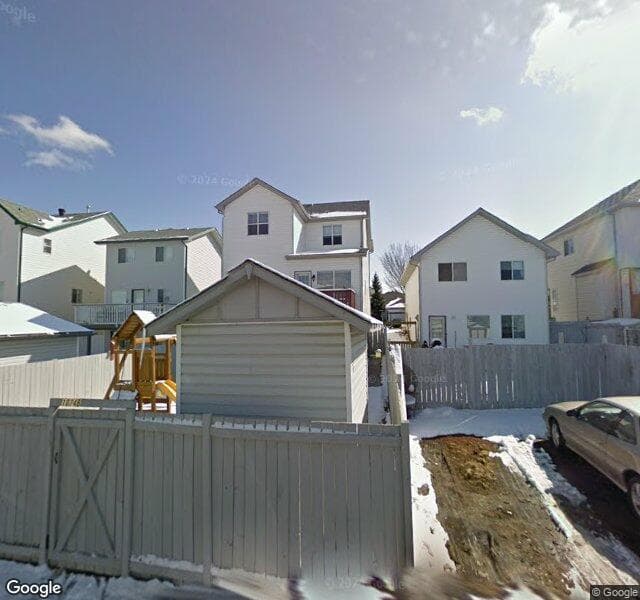 Street view of 10748 Hidden Valley Drive NW, Calgary