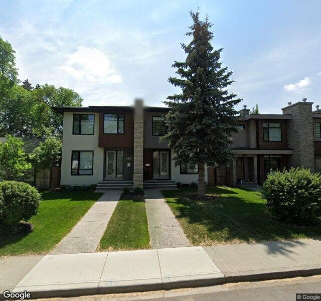 Street view of 2917 7 Avenue NW, Calgary