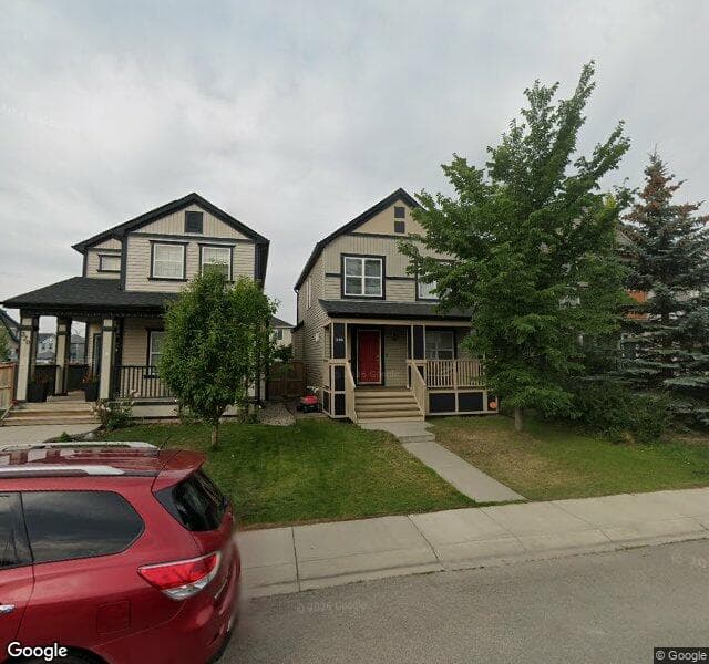 Street view of 316 Copperstone Gardens SE, Calgary