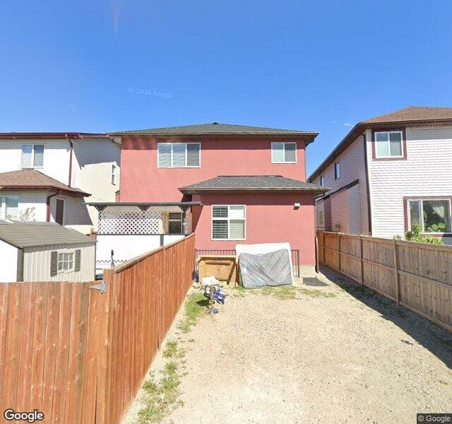 Street view of 8245 Saddlebrook Drive NE, Calgary
