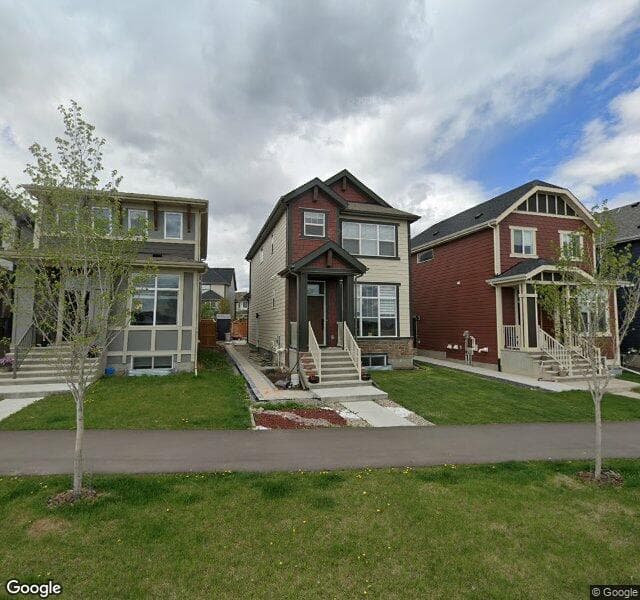 Street view of 321 Masters Avenue SE, Calgary