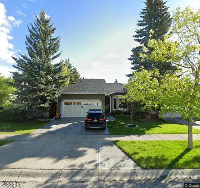 Street view of 100 Strathcona Road SW, Calgary