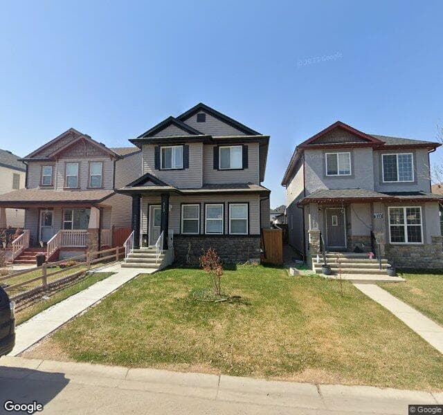 Street view of 319 Saddlebrook Circle NE, Calgary