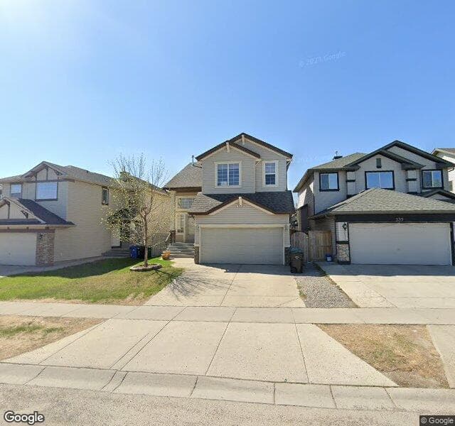 Street view of 335 Panatella Boulevard NW, Calgary