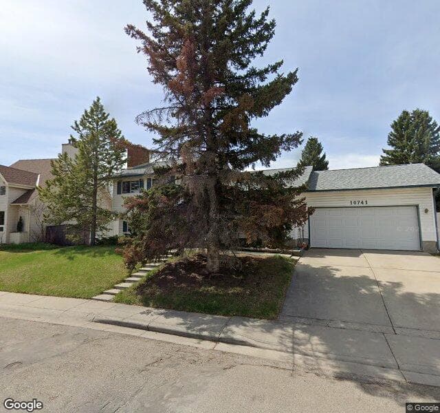 Street view of 10741 19 Street SW, Calgary