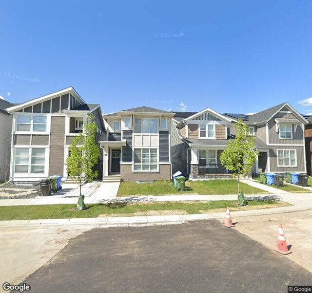 Street view of 112 Amblehurst Green NW, Calgary