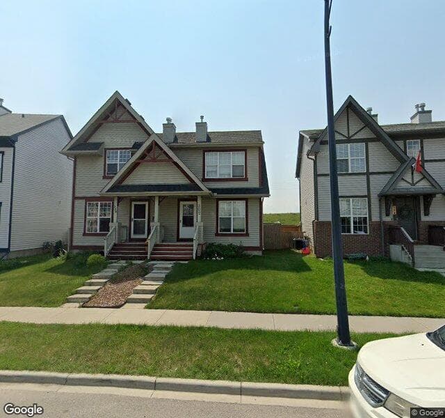 Street view of 302 Elgin View SE, Calgary