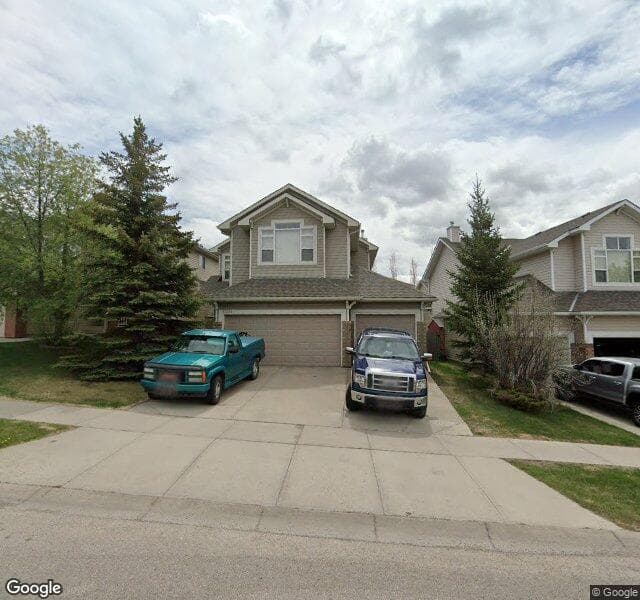 Street view of 11335 Rockyvalley Drive NW, Calgary