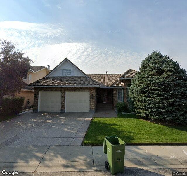 Street view of 12955 Candle Crescent SW, Calgary