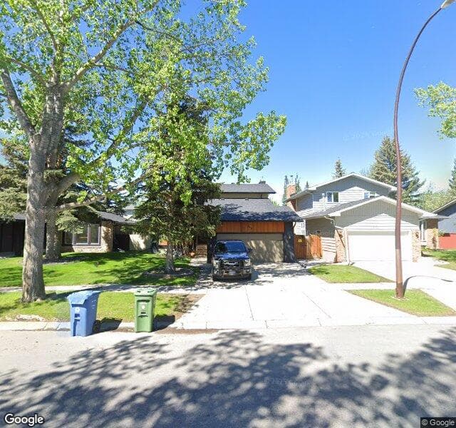 Street view of 316 Woodfield Road SW, Calgary